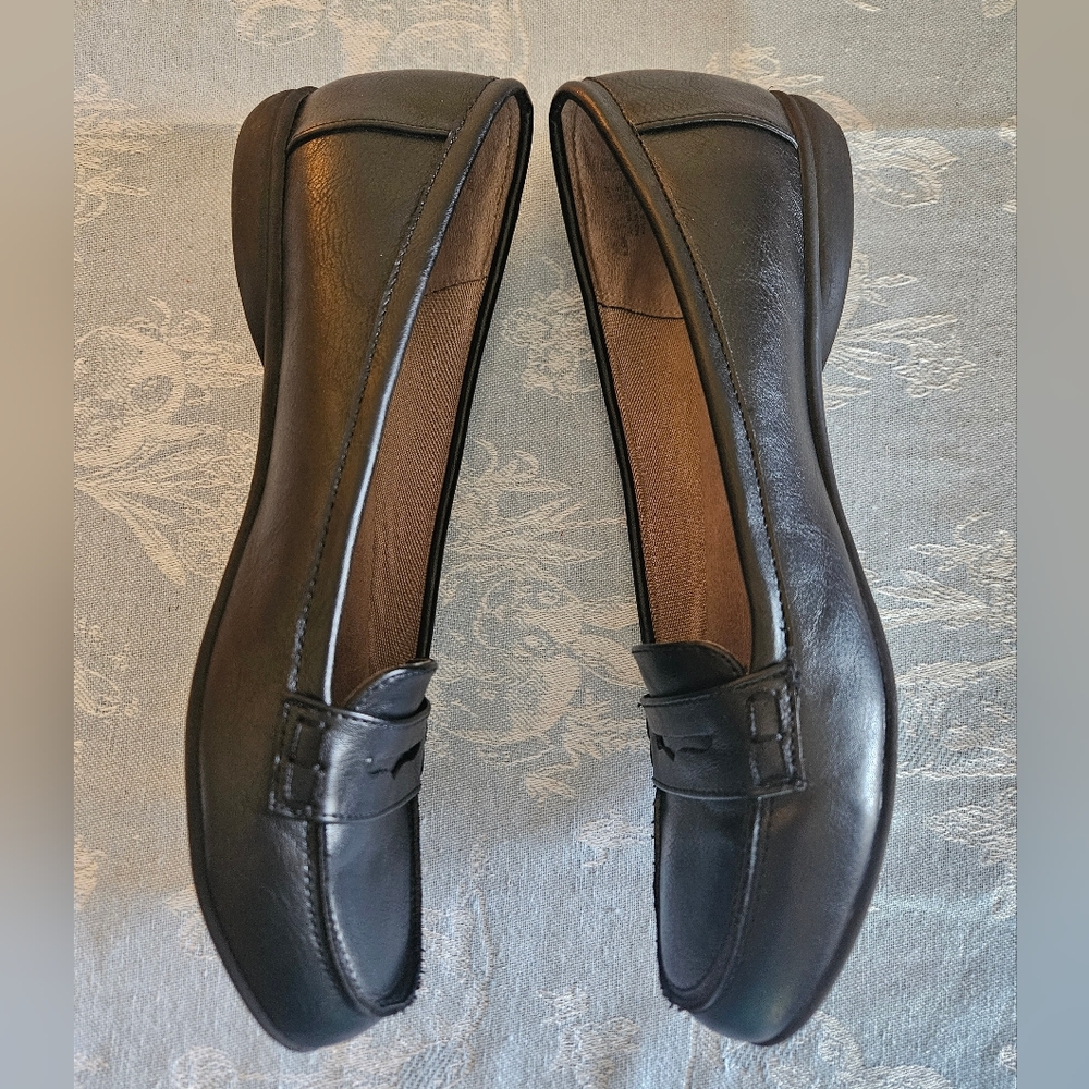 Life Stride Simply Comfort Slip On Loafers Black Size 9.5M